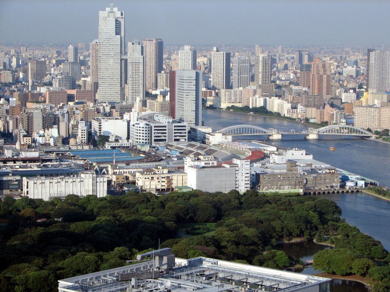 Hama Rikyu Tsukiji St Lukes Sumida river
