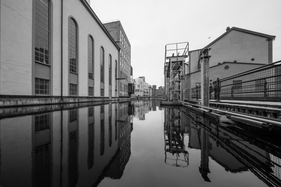 Industrilandskapet Norrköping February 2017