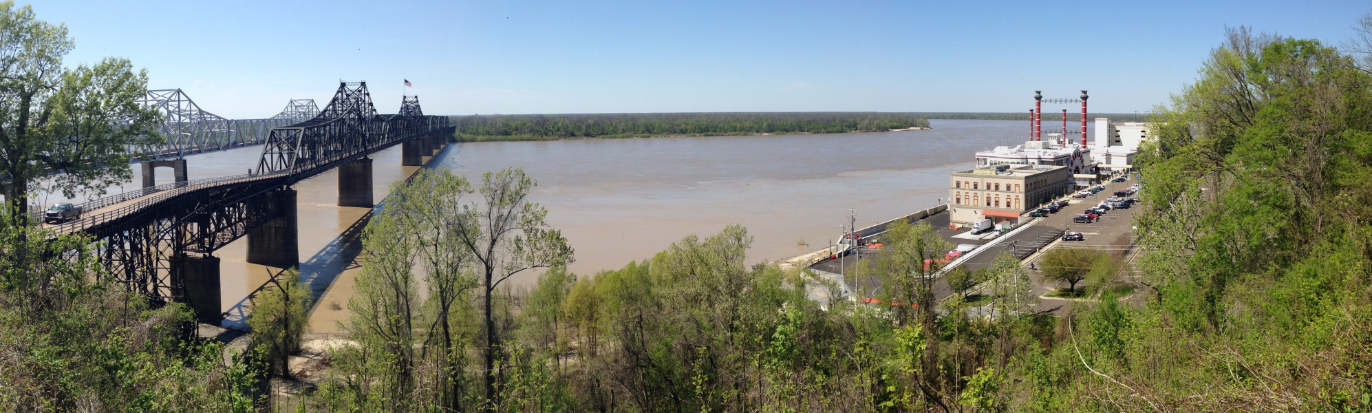 Interstate 20 at Vicksburg and Mississippi River