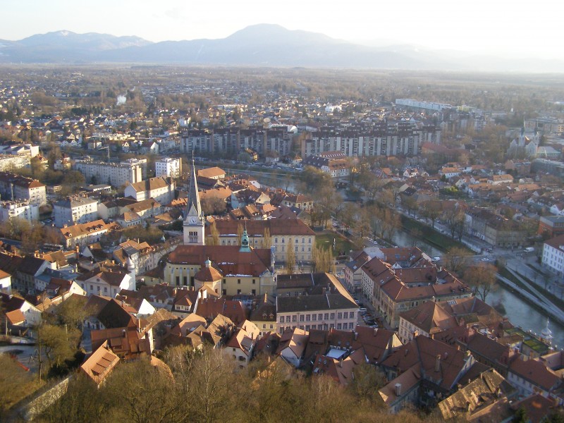 Ljubljana widok z zamku 1