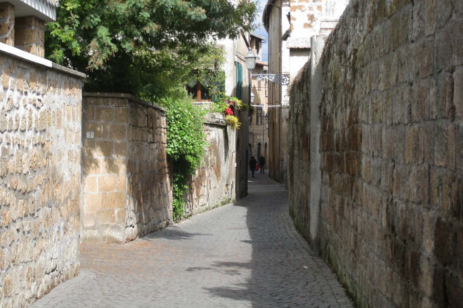 Orvieto cobblestone street