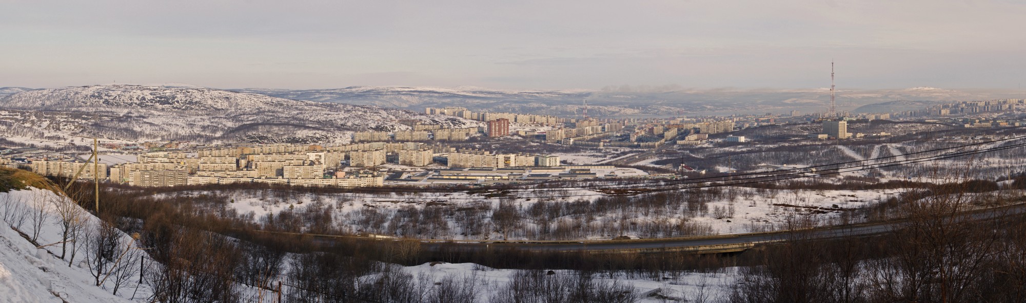 Panorama of Murmansk from Omni Hotel Murmansk edit