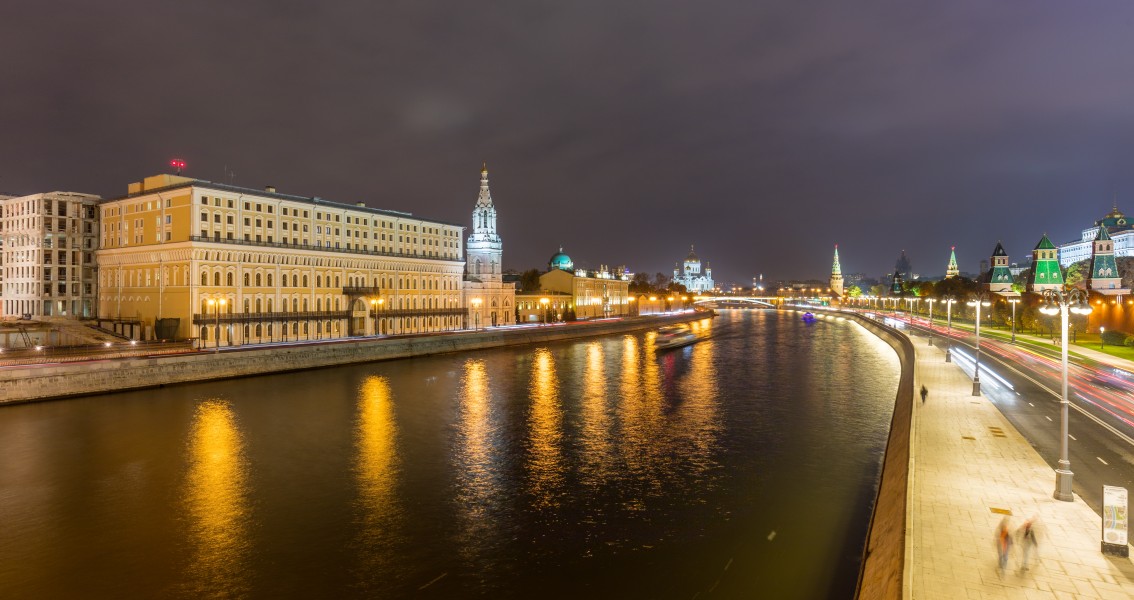 Río Moscova, Moscú, Rusia, 2016-10-03, DD 16-17 HDR