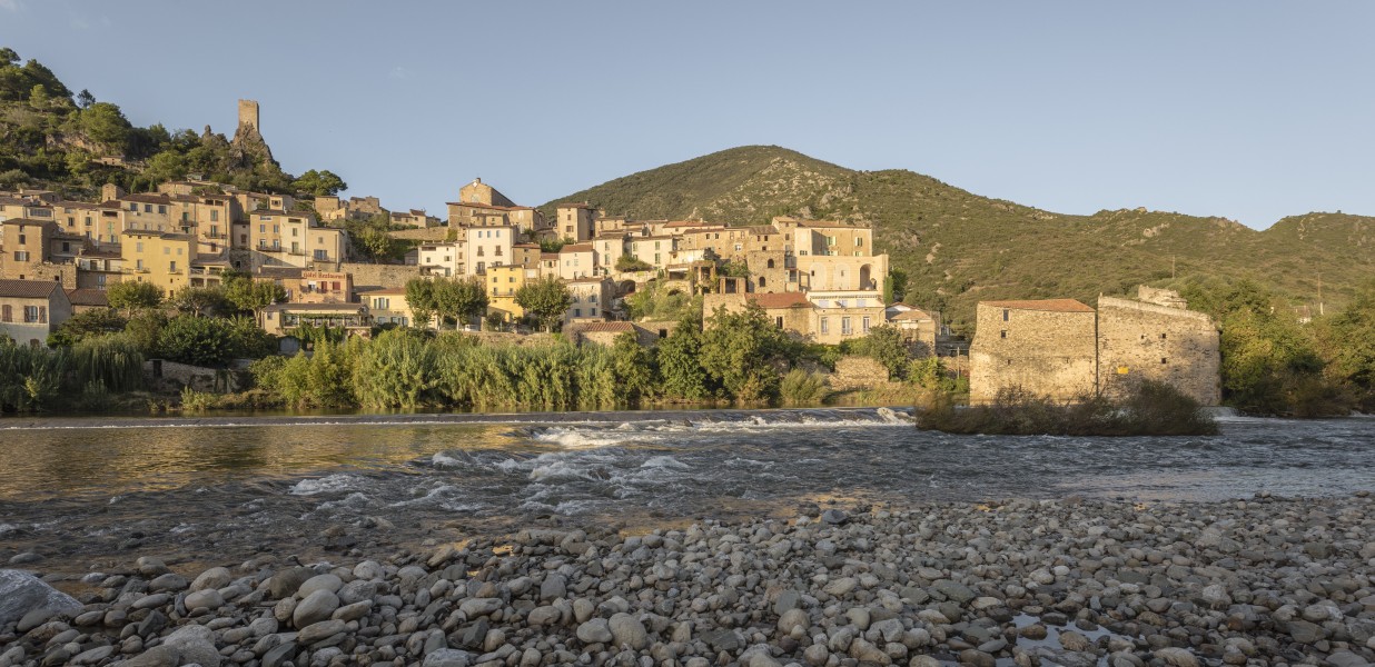 Roquebrun and Orb River