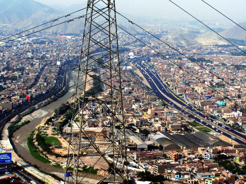 San Juan de Lurigancho desde Cerro San Cristóbal