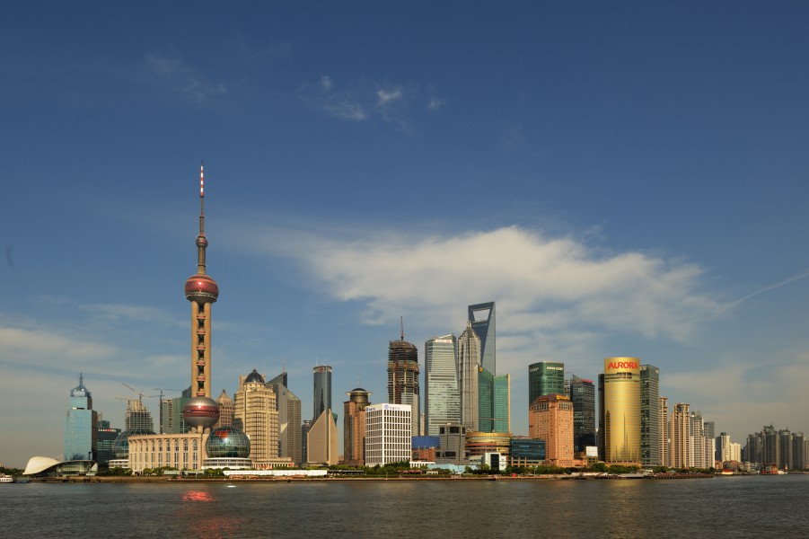 Shanghai pudong skyline