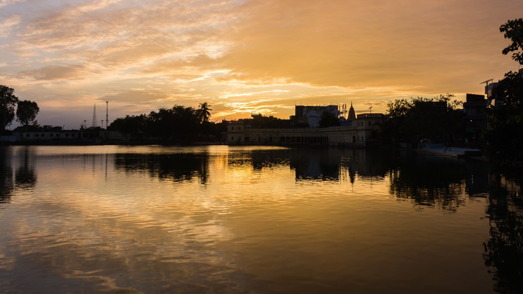 Sunset at Ganga Sagar, Janakpurdham 11