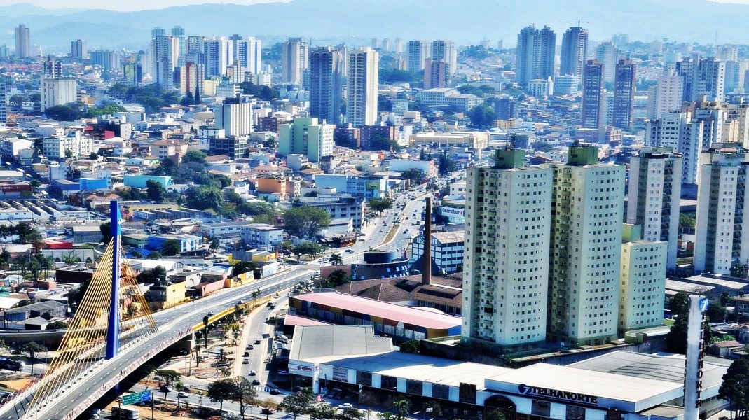 Vista da cidade de Guarulhos (SP)