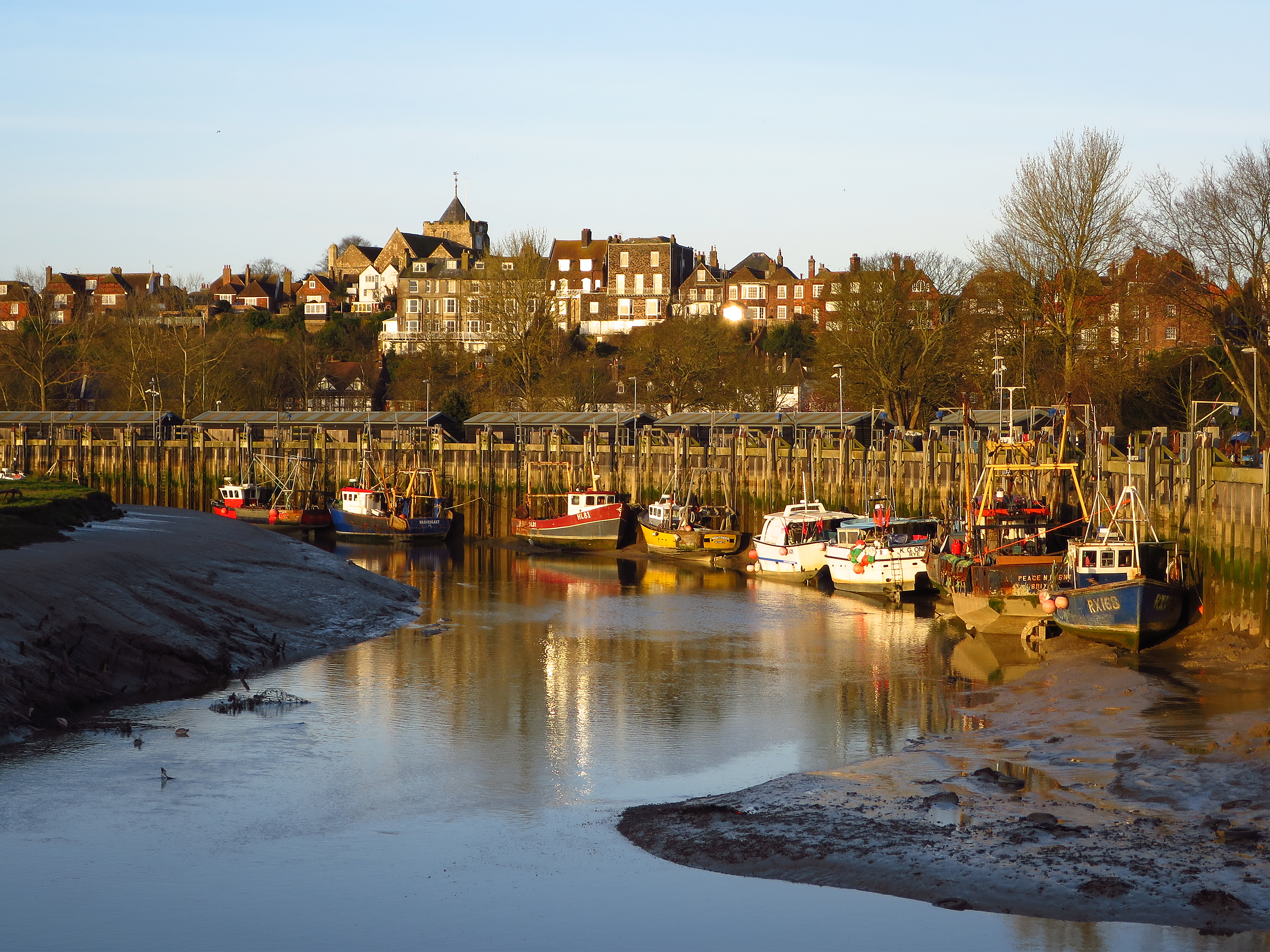 Rye, St Mary's Church from the river