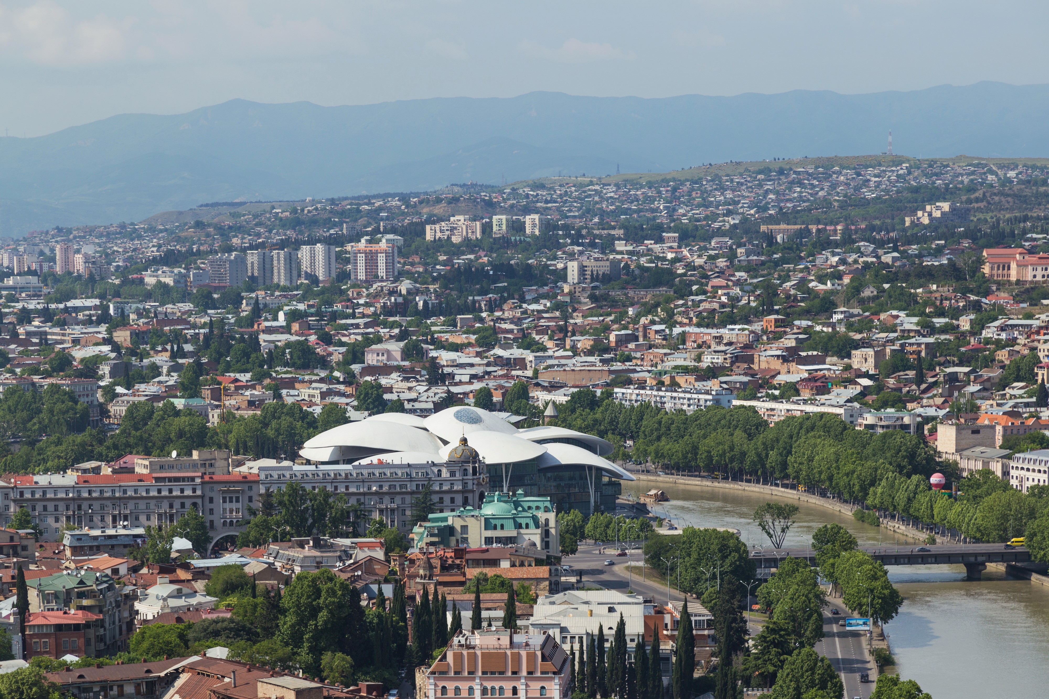 2016 Tbilisi, Widoki z Twierdzy Narikala (05)