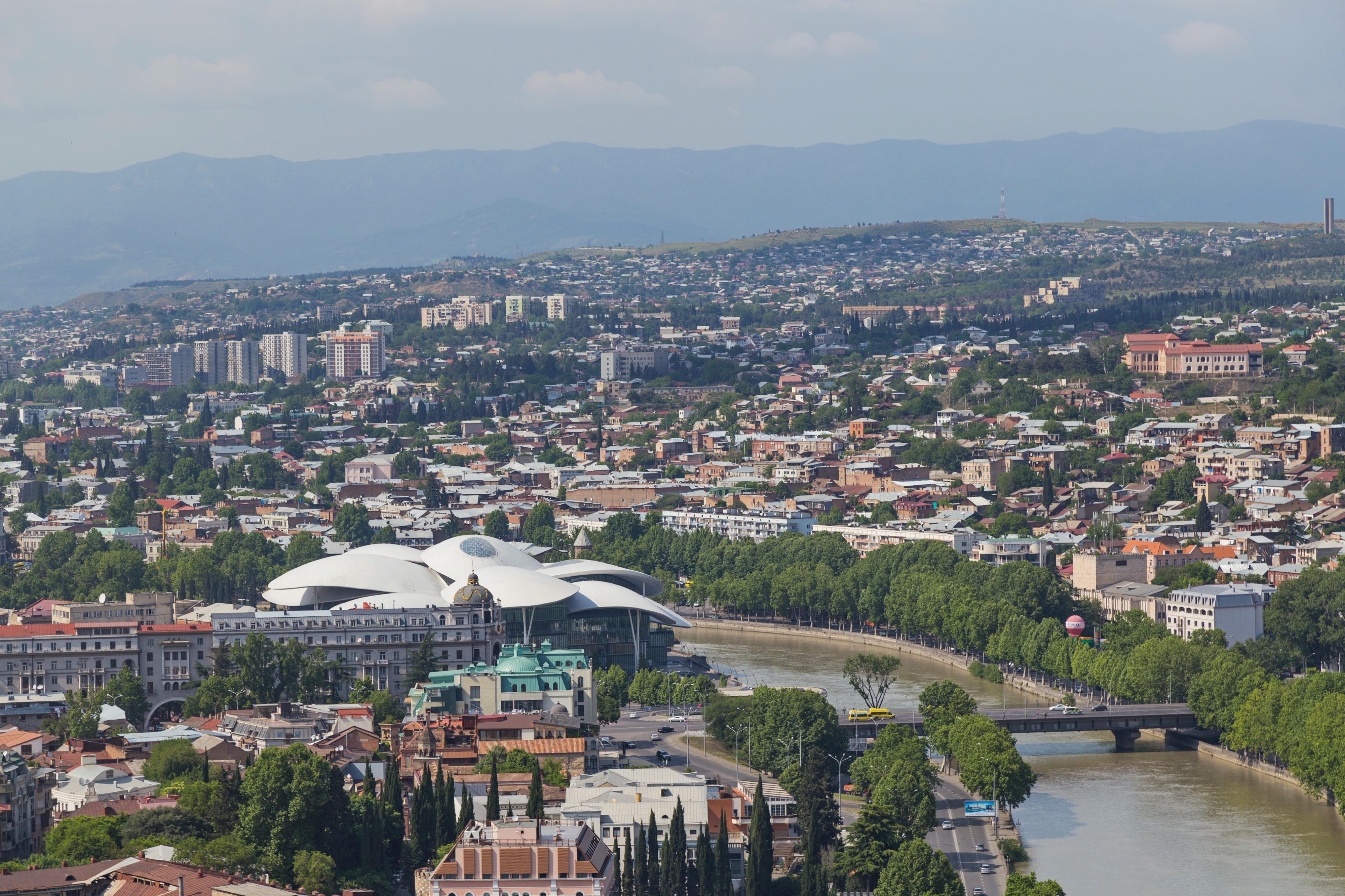 2016 Tbilisi, Widoki z Twierdzy Narikala (11)