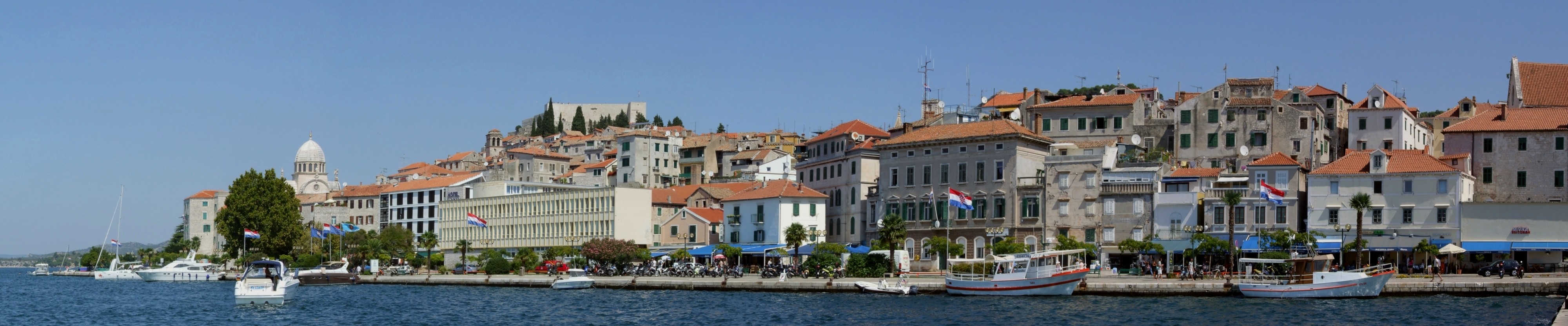Šibenik harbour - panorama
