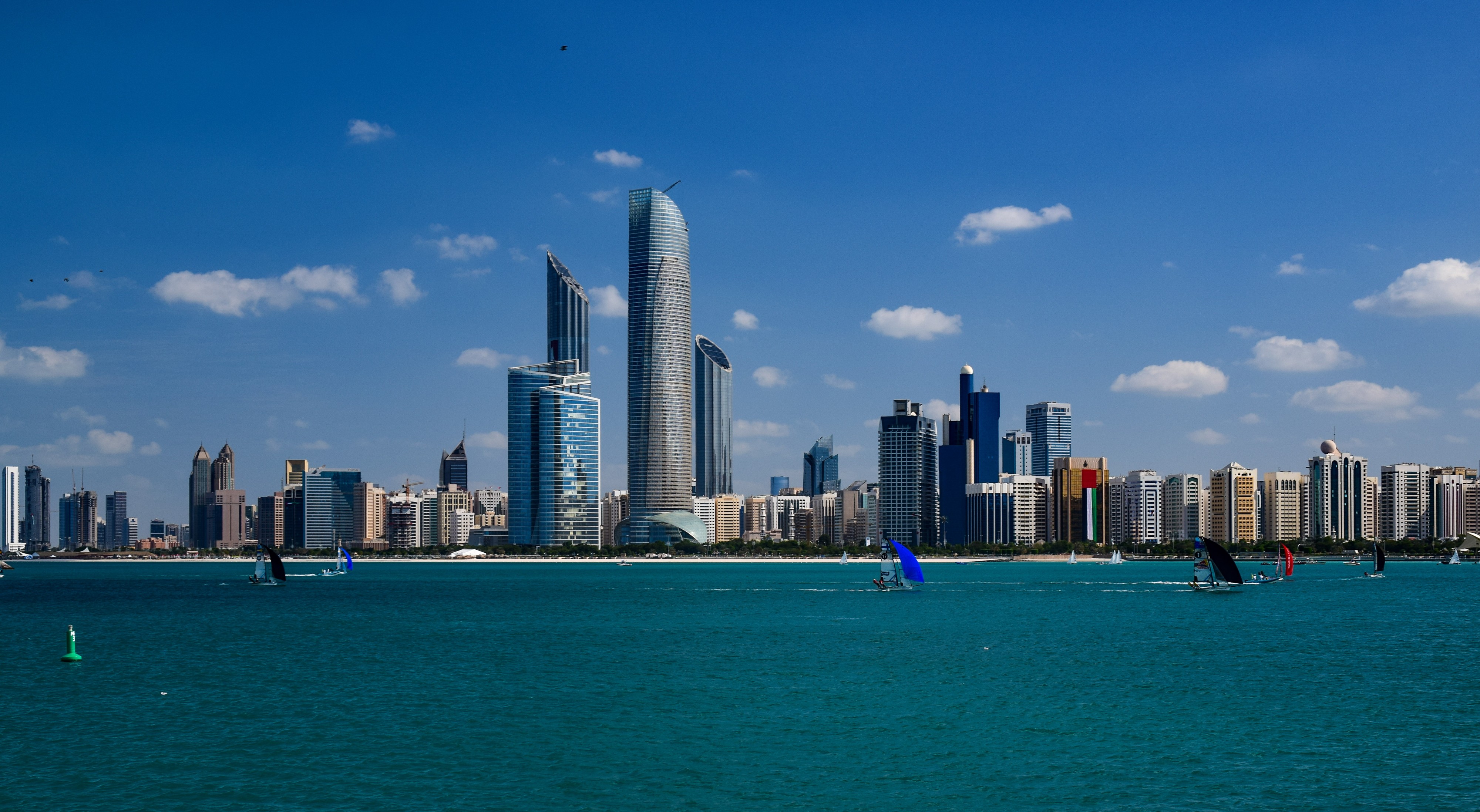 Abu dhabi skylines 2014
