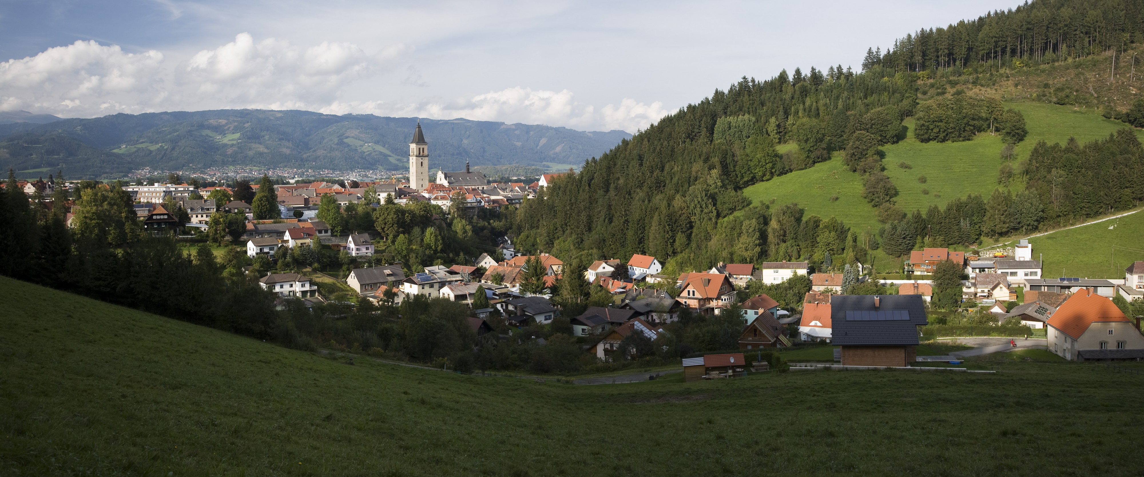 Judenburg von Reifling aus Panorama