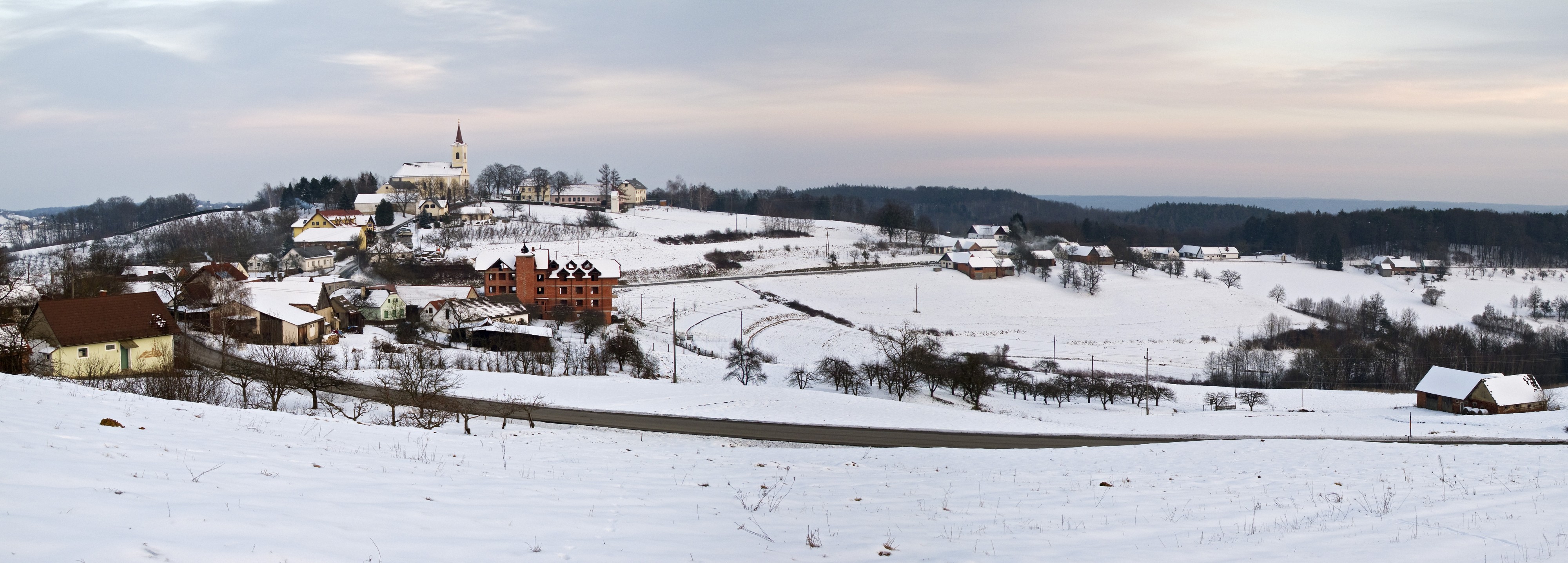 Maria Bild von Westen Panorama