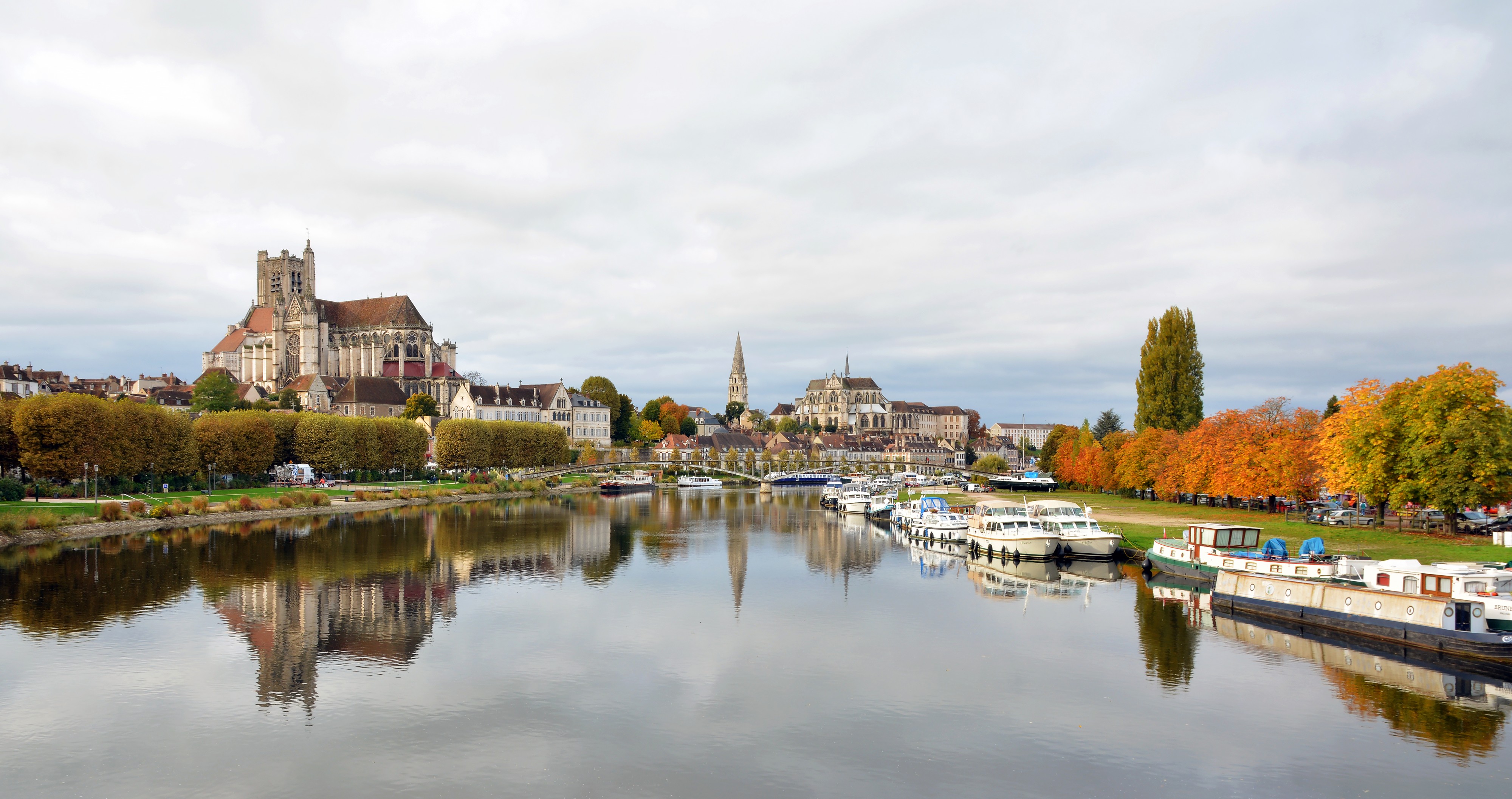 Panorama of Auxerre