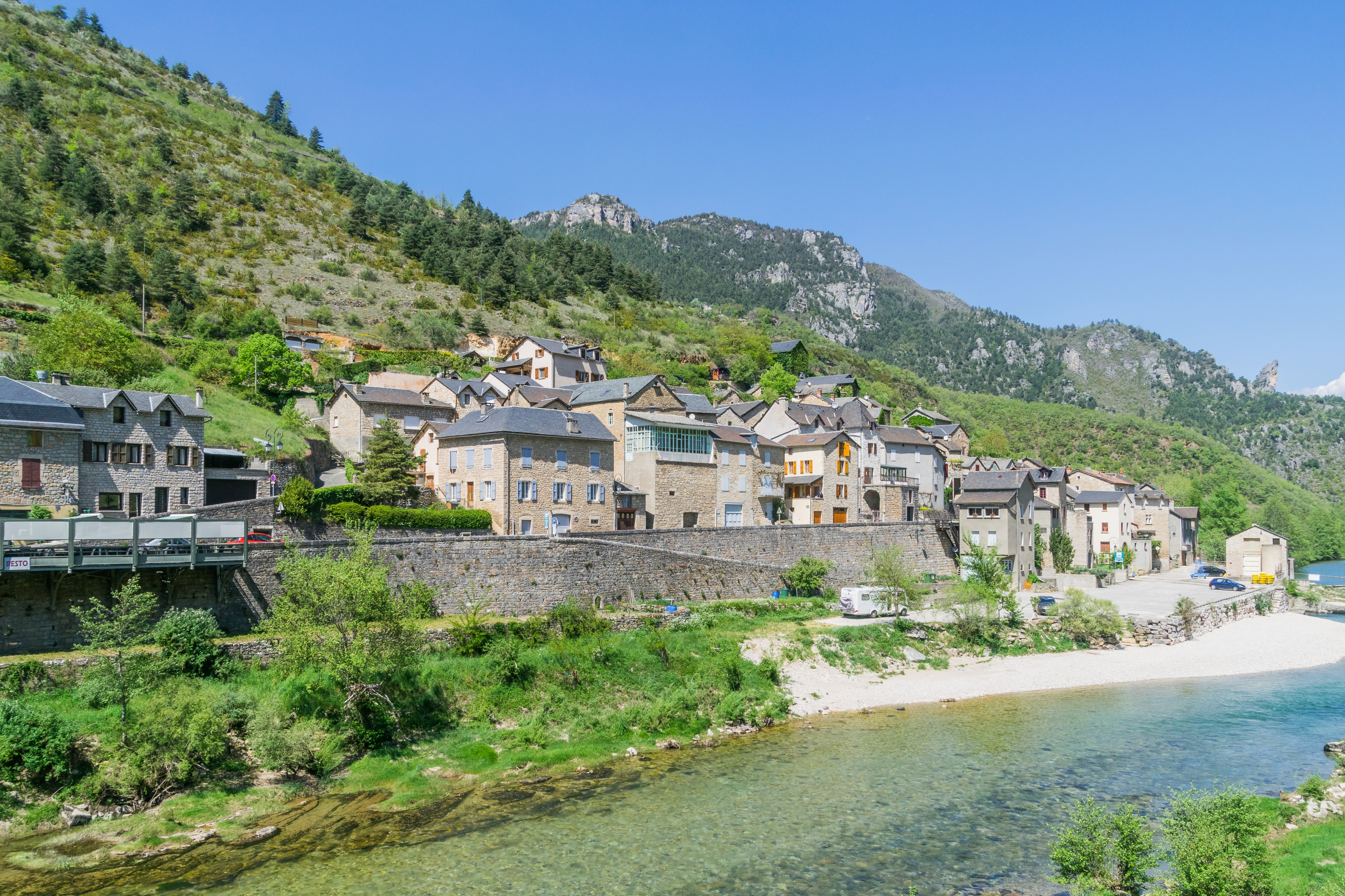 Tarn River in Les Vignes 02