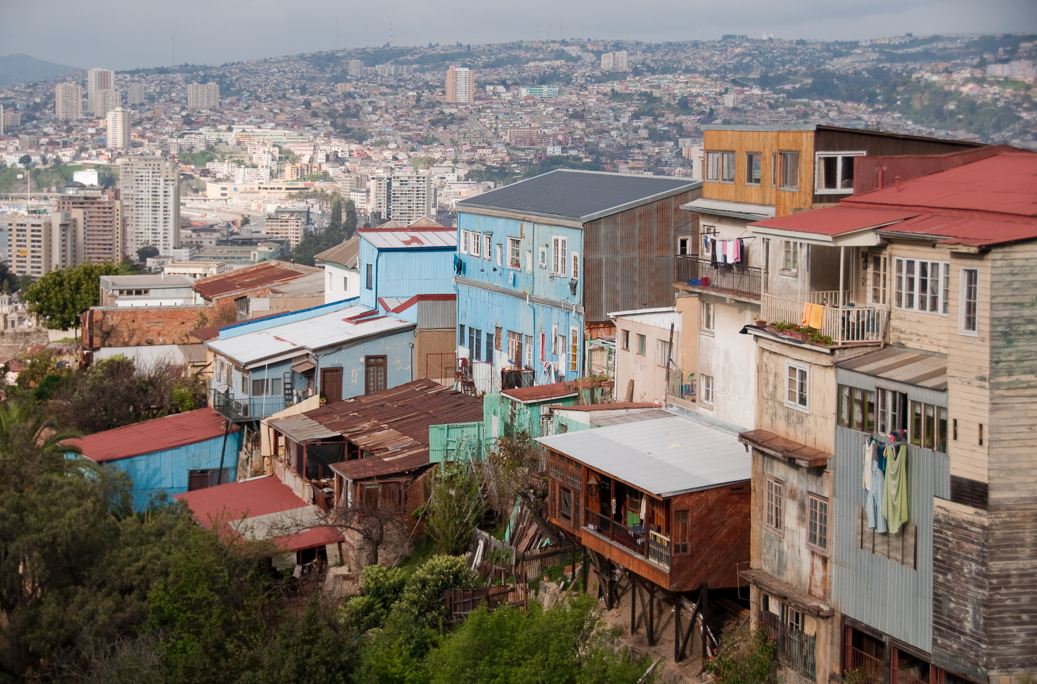 Valparaiso seen from top