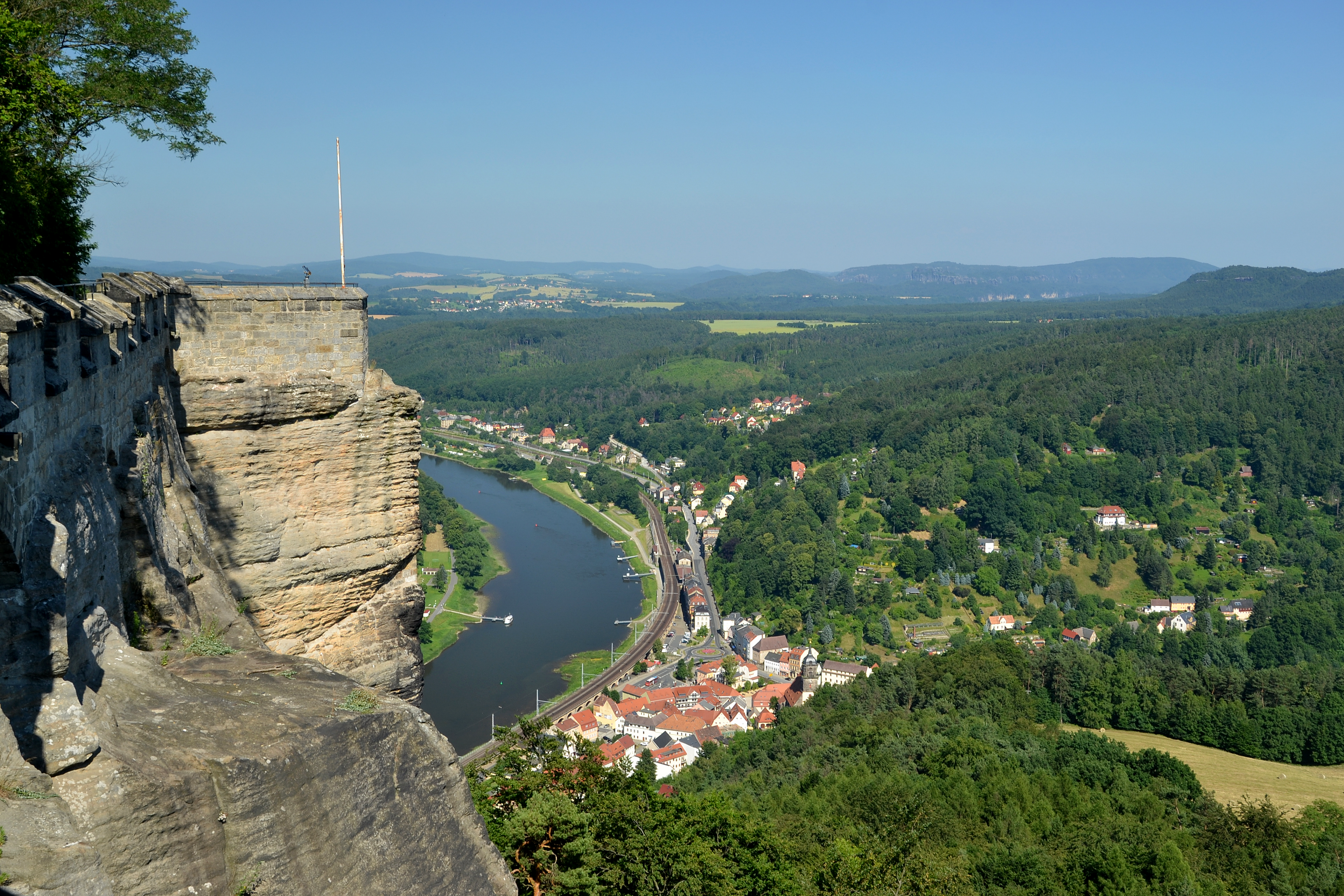 View from Festung Königstein