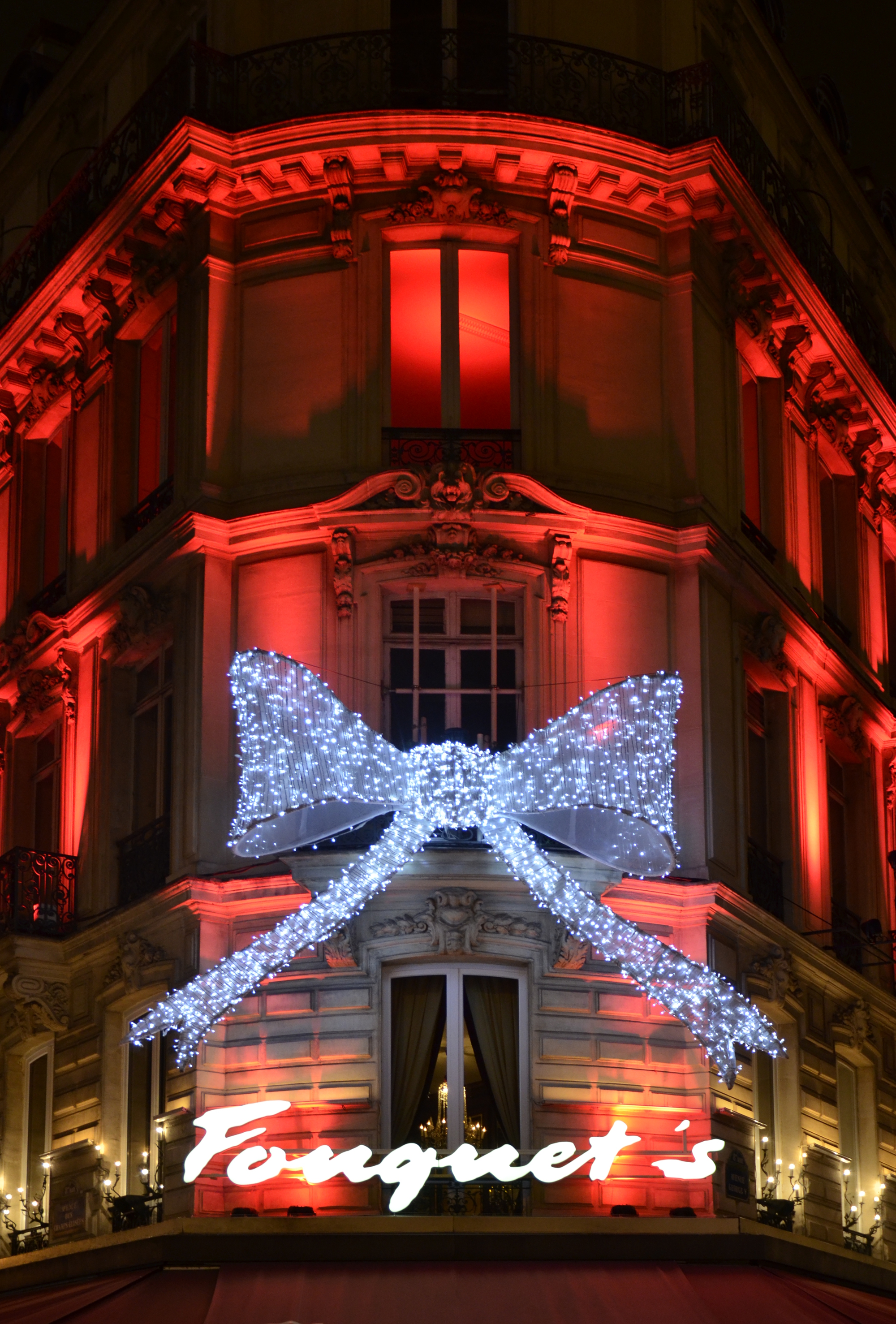 Decorations of the restaurant Fouquet's