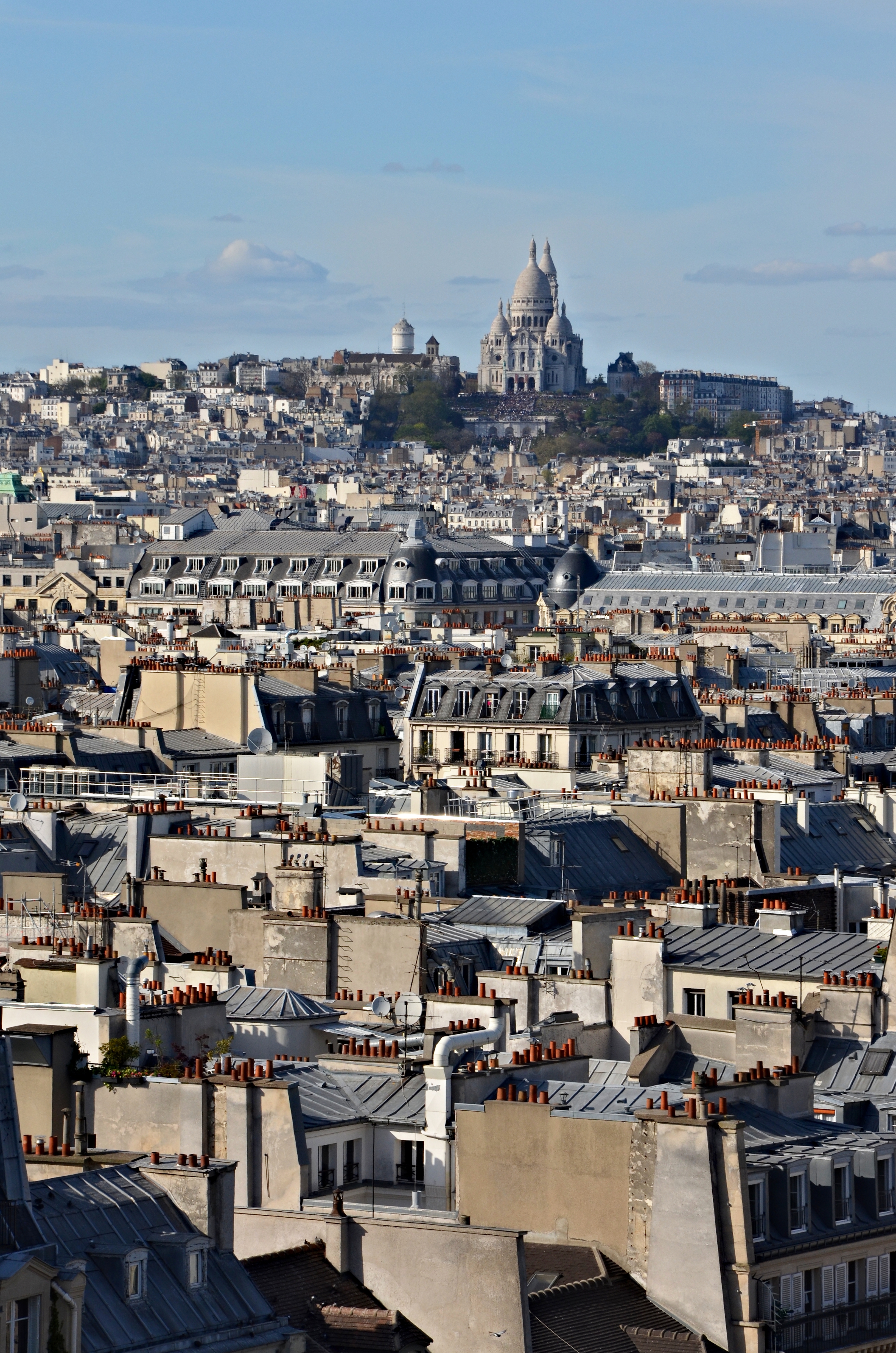 Paris-Toits NNW depuis Beaubourg 2014