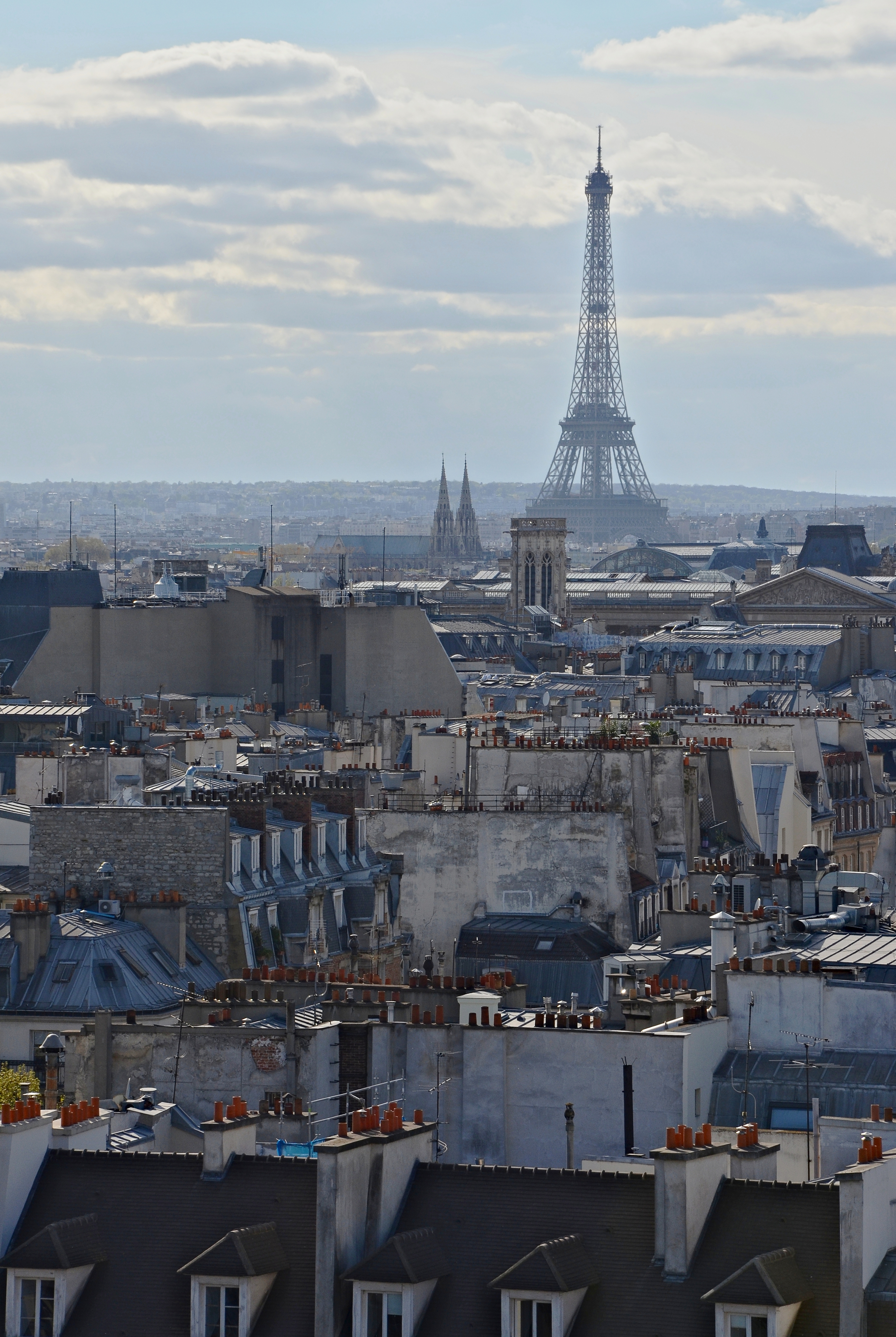 Paris Toits ouest depuis Beaubourg 2014
