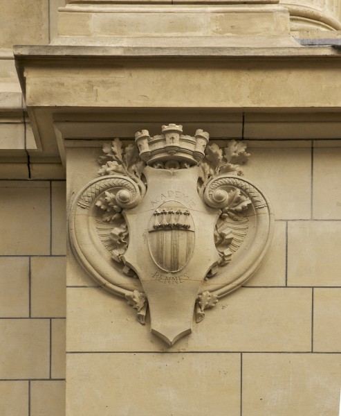 Armoiries Académie Rennes mur Sorbonne