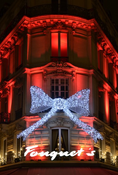 Decorations of the restaurant Fouquet's