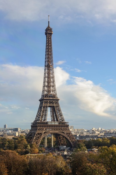 Eiffel tower from Cite Architecture Chaillot