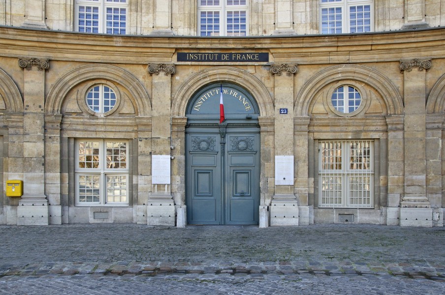 Entrée Institut de France 23 quai de Conti