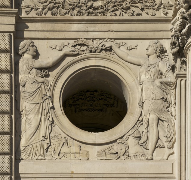 Oeil de boeuf Louvre