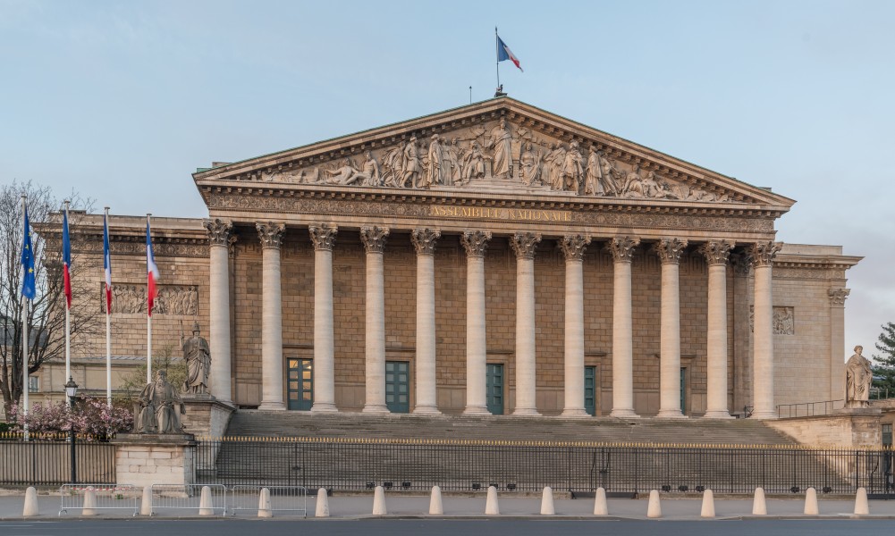 Palais Bourbon, Paris 7e, NW View 140402 1