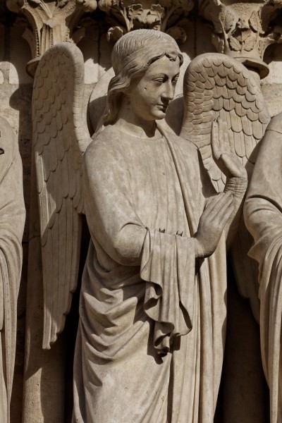 Paris - Cathédrale Notre-Dame - Portail de la Vierge - PA00086250 - 002