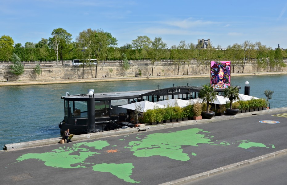 Paris 2014 Péniche-restaurant port de Solférino 2014