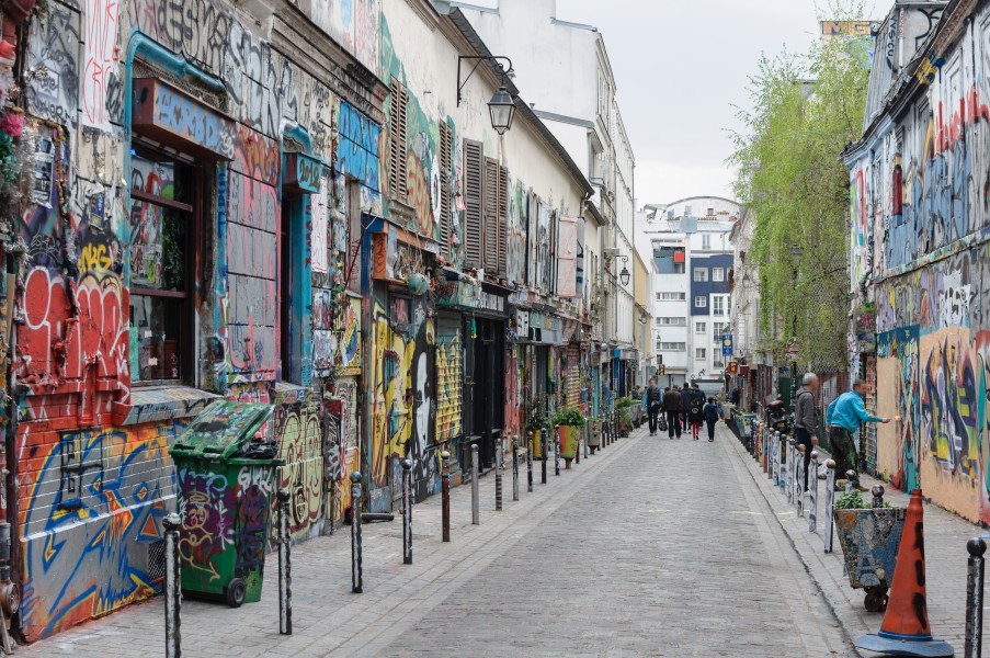 Paris Belleville rue Denoyez