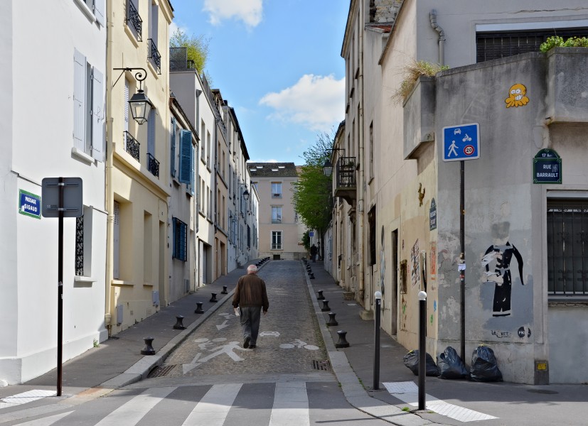Paris Passage Sigaud depuis la R Barrault 2014
