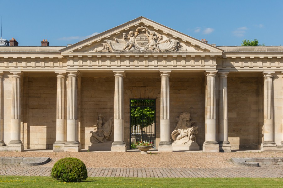 Portico northern gallery École Militaire Cour d'Honneur Paris