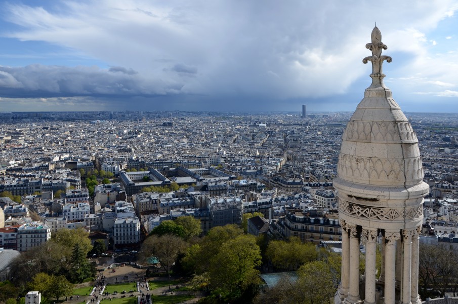 Sud-de-Paris-vu-depuis-le-dôme du Sacré-Cœur