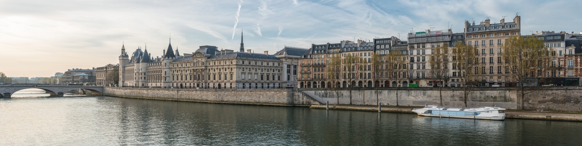 Western part of Île de la Cité, Paris, North view 20140402 1
