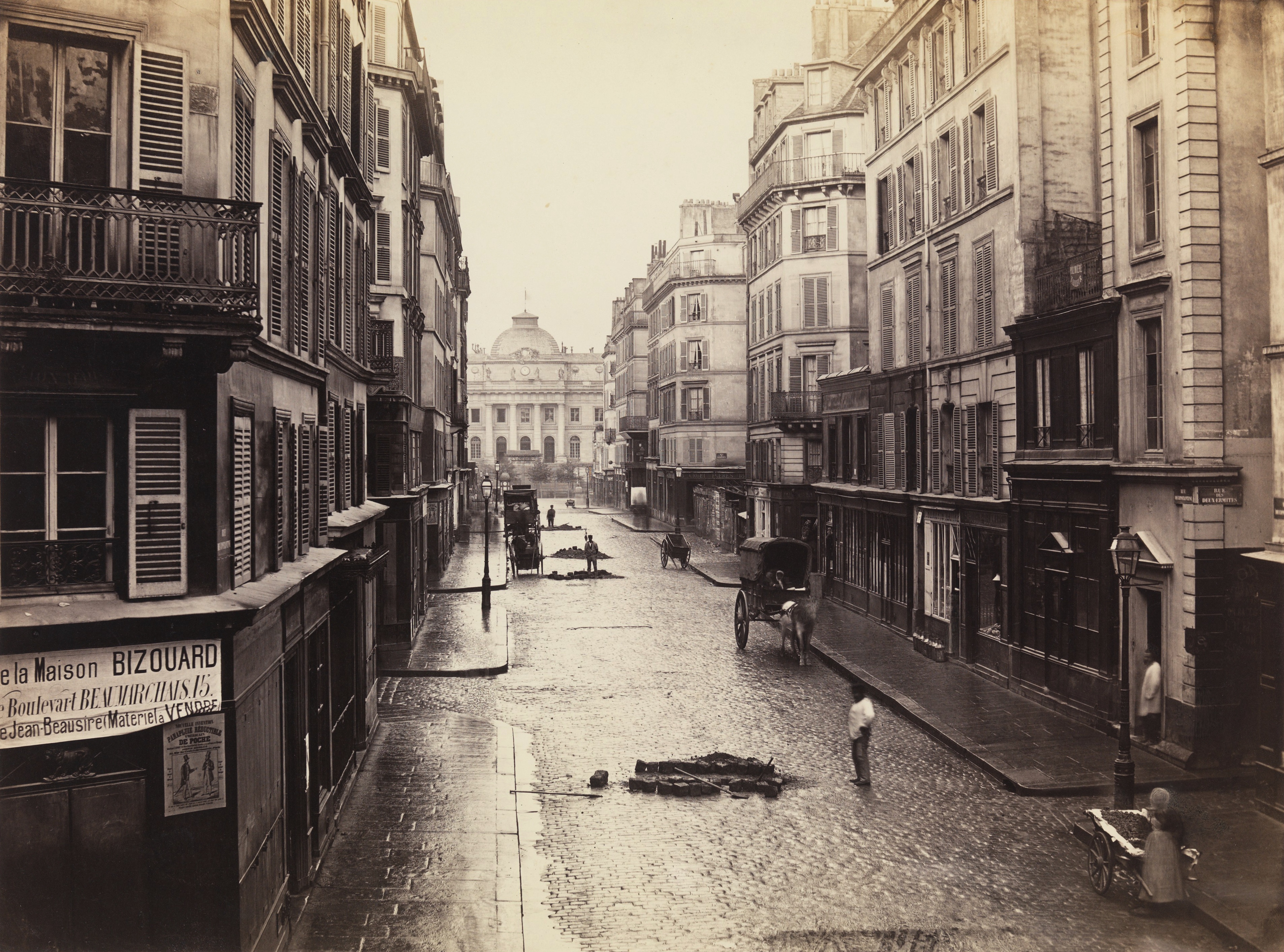 Rue de Constantine, Paris, by Charles Marville