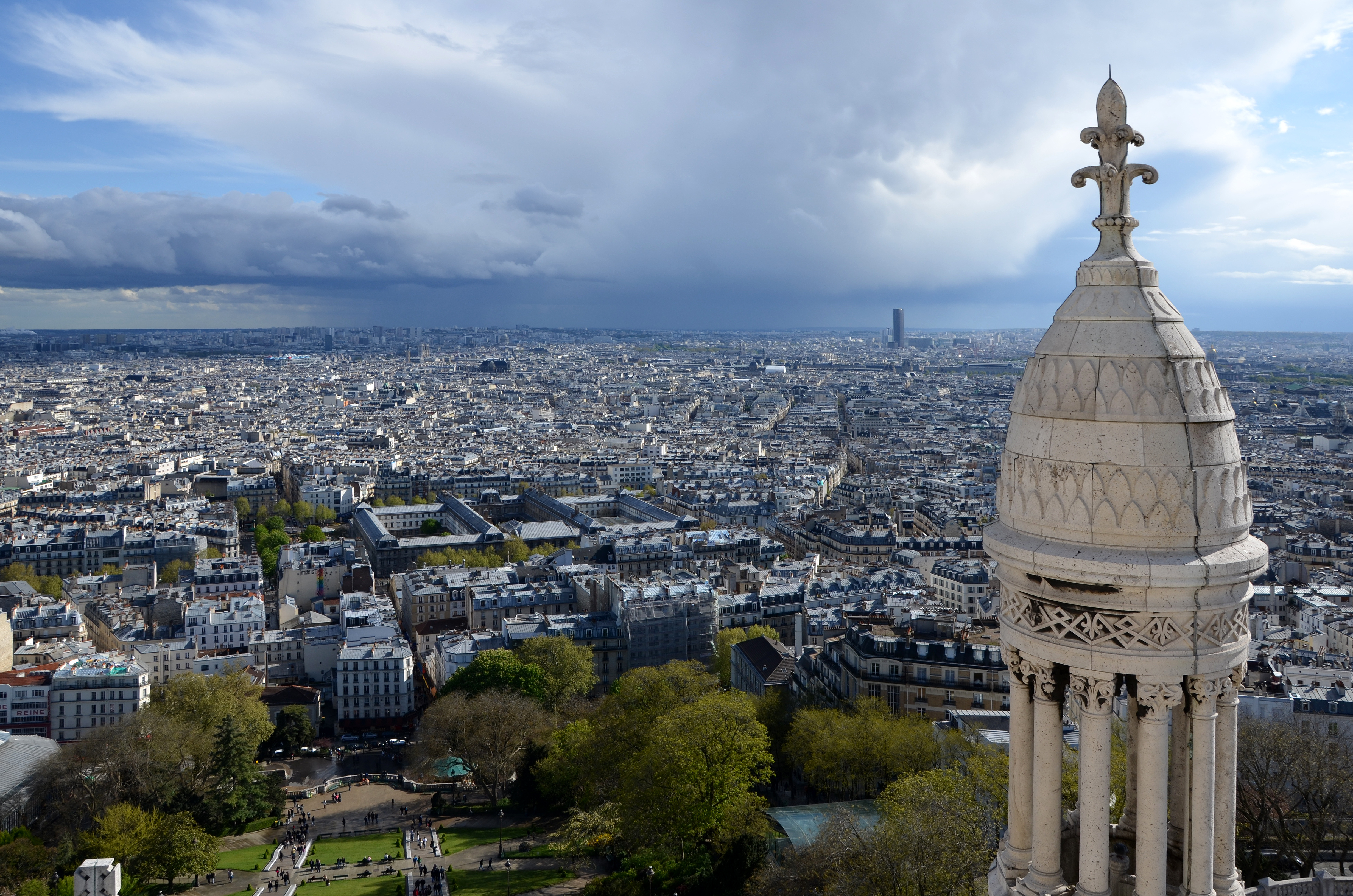 Sud-de-Paris-vu-depuis-le-dôme du Sacré-Cœur