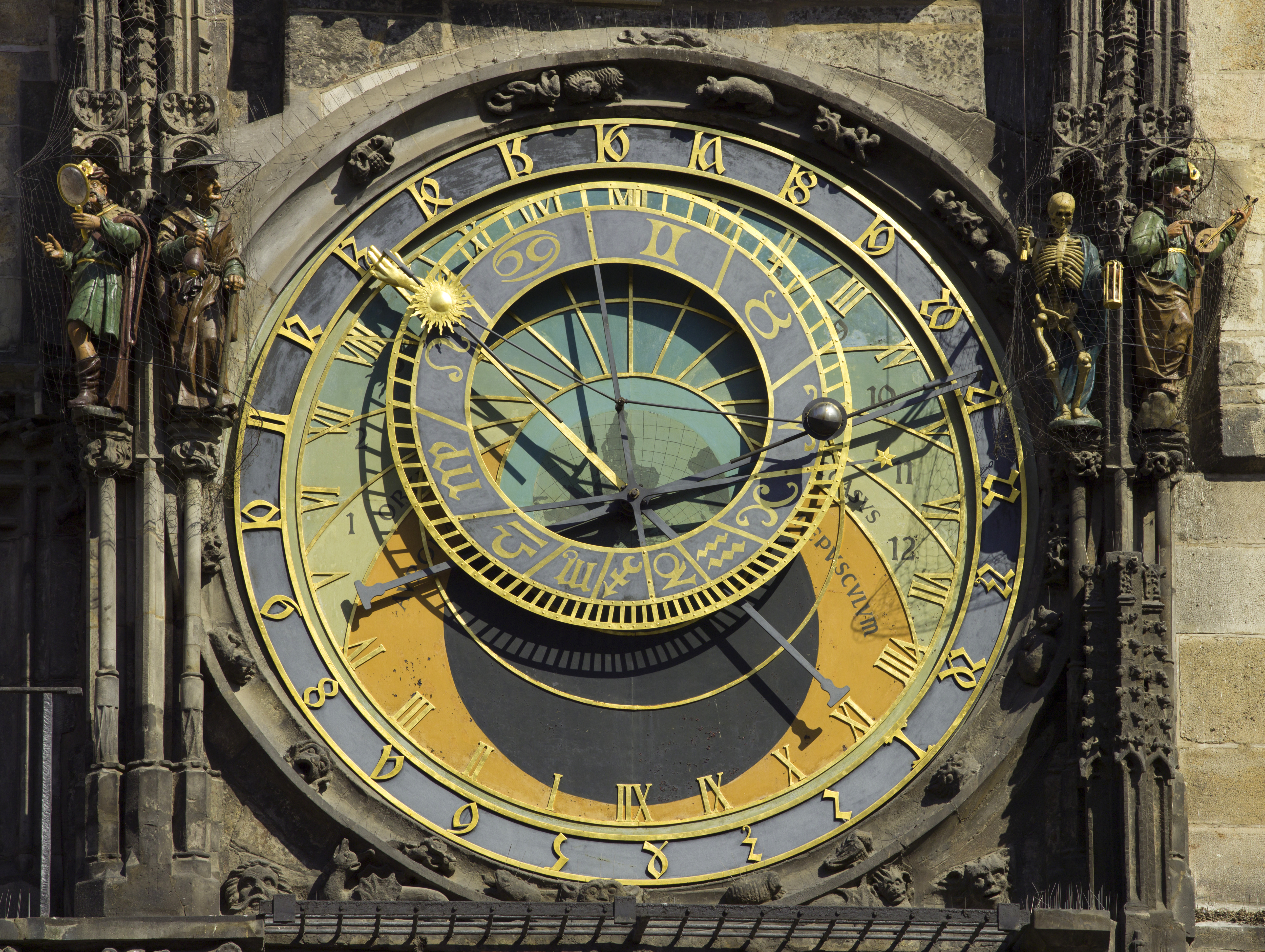 Czech-2013-Prague-Astronomical clock face