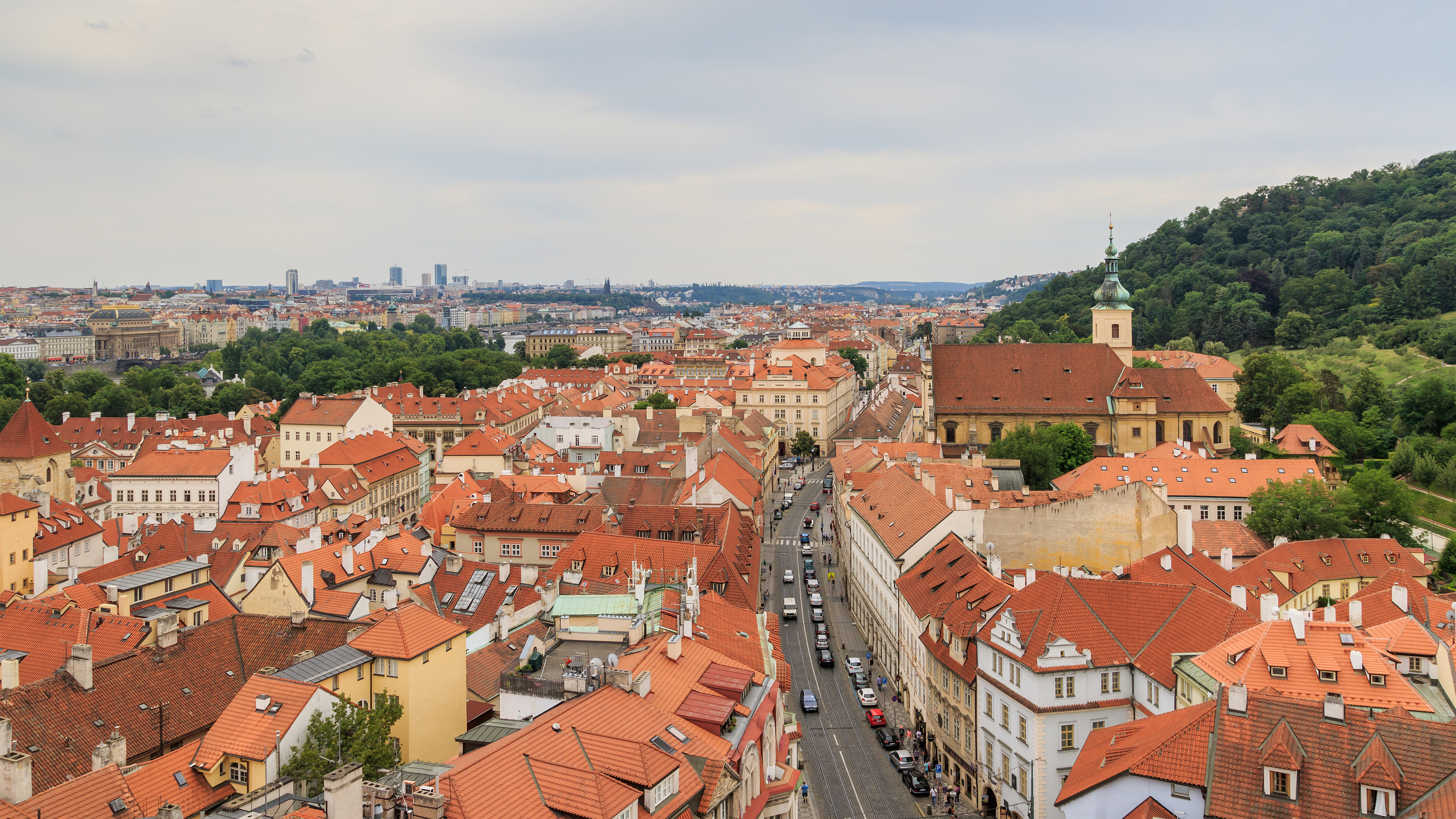 Prague 07-2016 View from Lesser Town Nicholas Church img1
