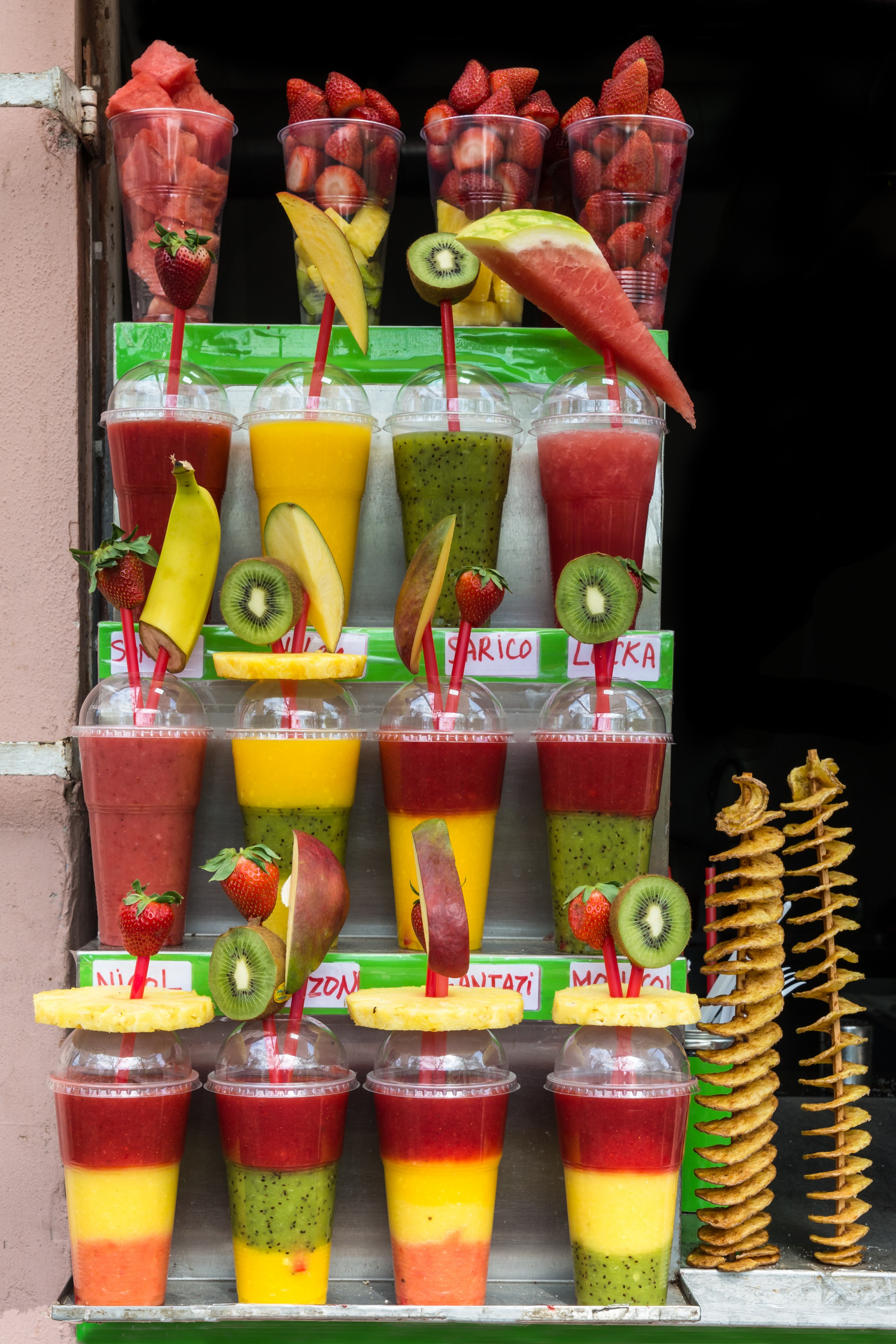 Praha Bistro Zámecké schody Smoothies