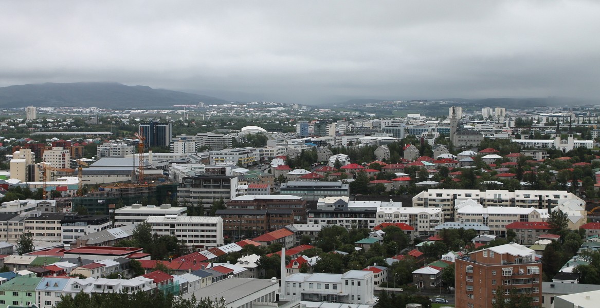 View from Hallgrímskirkja 13