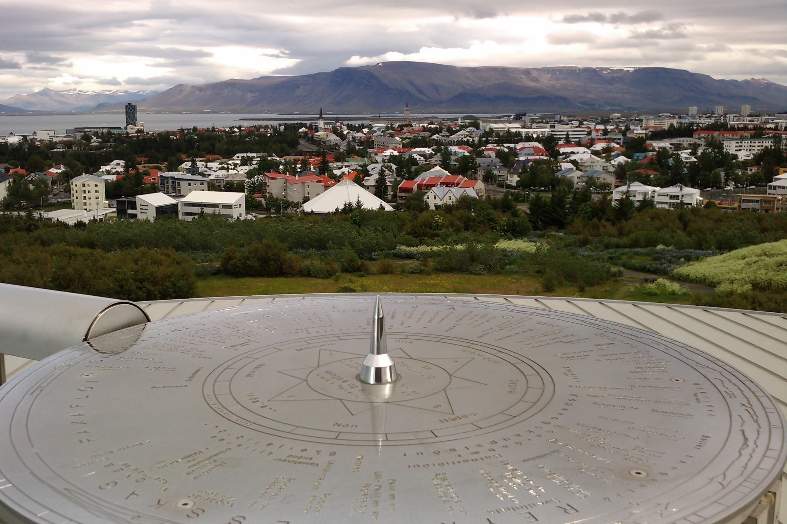 Viewpoint indicator on the Perlan deck