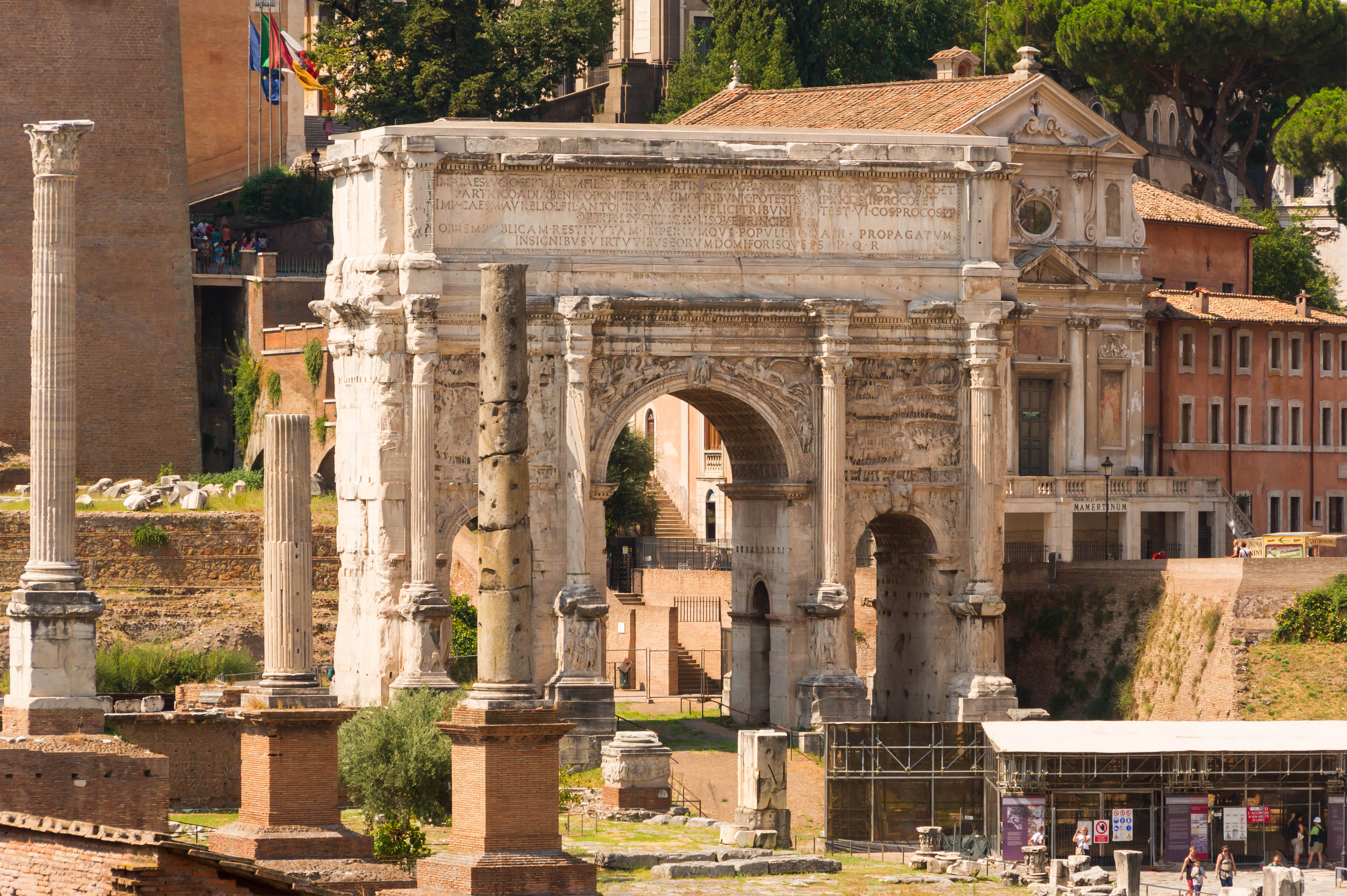 Arch of Septimius Severus Forum Romanum Rome 2