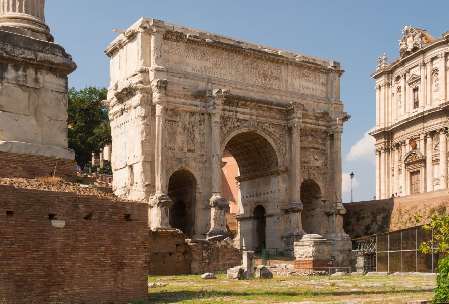 Arch of Septimius Severus Forum Romanum Rome