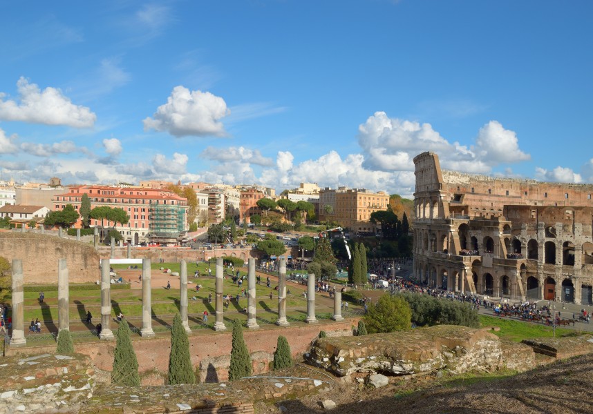 Colosseum and Via Sacra (Rome)