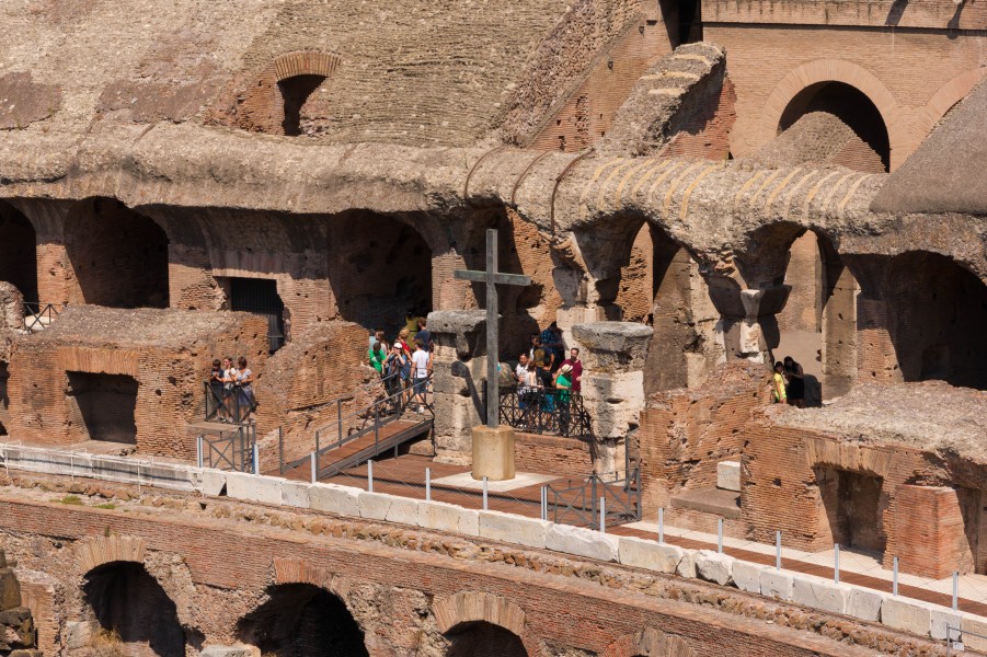 Colosseum Cross Rome Italy